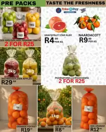 Take 'n Pay catalogue Page 8: Orange Pocket €19,99, 1KG NAARTJIE €8,99