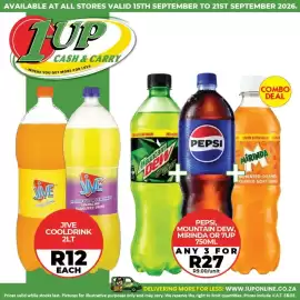 1UP catalogue week 38 Page 4: Jive Cooldrink €12,00