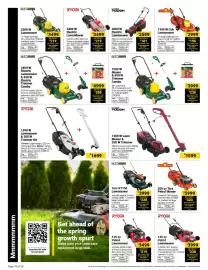 Builders Warehouse catalogue Page 10: RYOBI 1200 W Lawnmower & 300 W Trimmer Kit €1.699,00