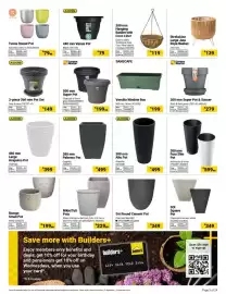 Builders Warehouse catalogue Page 3: ADDIS 380 mm Alto Pot Graphite €499,00, ADDIS Palermo Pot €499,00