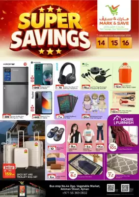 Mark & Save (valid until 16-09)