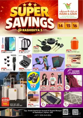 Mark & Save (valid until 16-09)