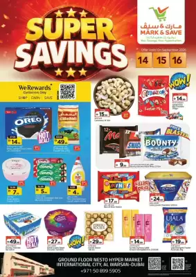 Mark & Save (valid until 16-09)