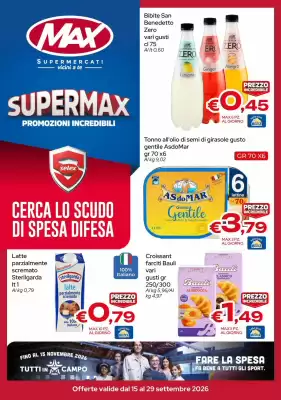 Volantino MAX Supermercati (valido fino al 29-09)