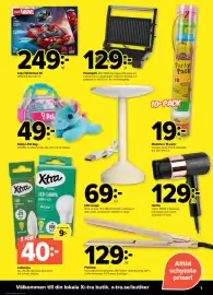 Coop Extra reklamblad vecka 39 Sida 7: Lego Spiderman bil €249,00, Day paninigrill €129,00