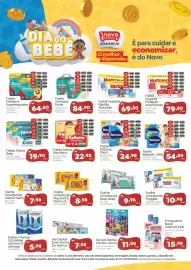 Folheto Novo Atacarejo Página 1: Nathy - toalha umedecida infantil €7,98, Huggies - toalha umedecida €10,98
