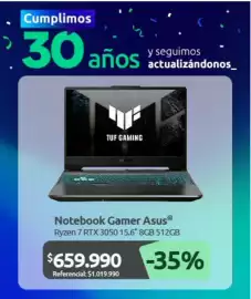 Catálogo PC Factory Página 4: Asus - notebook gamer €659.990,00