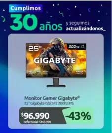 Catálogo PC Factory Página 8: Monitor gamer gigabyte €96.990,00