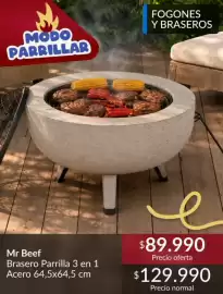 Catálogo Constructor Sodimac Página 13: Mr. beef - brasero parrilla 3 en 1 €89.990,00
