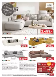 XXXLutz Prospekt Seite 3: Gönn dir ein neues Wohnzimmer. Beratungstermin jetzt sichern! +43 50 111 380 900 wohnen@xxxlutz.at