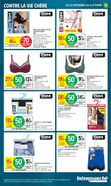 Catalogue Intermarché Hyper page 41: DIM SOUTIEN-GORGE DENTELLE €9,95, DIM Collant Body Touch Transparent €2,07