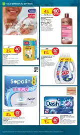 Catalogue Intermarché Express page 14: SKIP Lessive liquide Active Clean €11,47, Dash Lessive Pods 2 en 1 €7,79