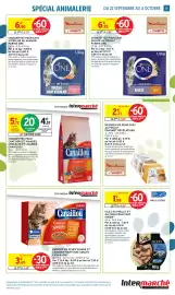 Catalogue Intermarché Express page 15: Canaillou Émincés en gelée €3,65, Sheba Filets €1,08