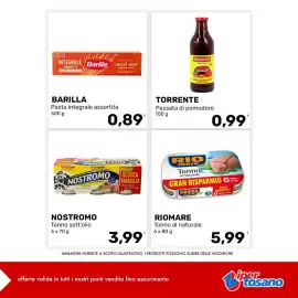 Volantino Iper Tosano settimana 38 Pagina 6: Torrente Passata di pomodoro €0,99, Nostromo Tonno sott'olio €3,99