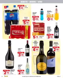 Volantino Iperal Pagina 16: Birra Peroni €5,19, Bibita zero San Benedetto €0,49