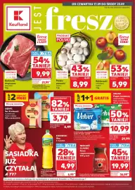 Kaufland gazetka tydzień 38 Strona 1: Papier toaletowy Velvet €10,99, Nektarynki €5,99