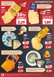 Kaufland gazetka tydzień 38 Strona 21: Ser wędzony Serenada €2,69