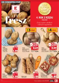Kaufland gazetka tydzień 38 Strona 22: Bułka €0,49