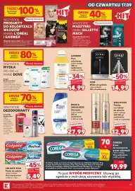 Kaufland gazetka tydzień 38 Strona 49: Woda po goleniu STR8 €14,99, Lakier do włosów Wellaflex €12,99