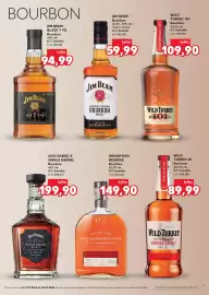 Kaufland gazetka | Alkohole Strona 11: Bourbon Wild Turkey 101 €109,90, Bourbon Jim Beam €59,99