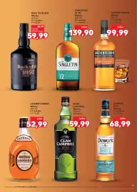 Kaufland gazetka | Alkohole Strona 15: Whisky Singleton 12 YO 40% €139,90, Whisky Auchentoshan 40% €99,99