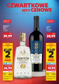 Kaufland gazetka | Alkohole Strona 2: Wódka Khortytsa Premium €36,99, Wino Gamziri €19,99