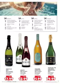 Kaufland gazetka | Alkohole Strona 21: Wino musujące białe wytrawne Voscarini Garda DOC €11,99
