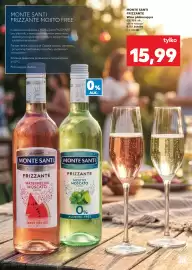 Kaufland gazetka | Alkohole Strona 26: Wino musujące półmusujące Monte Santi Frizzante Watermelon Moscato €15,99