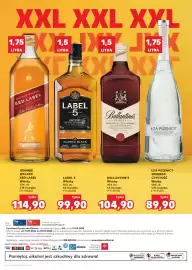 Kaufland gazetka | Alkohole Strona 36: Whisky Johnnie Walker Red Label 40% alk €114,90, Whisky Label 5 40% alk €99,90