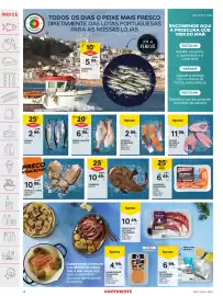 Folheto Continente semana 38 Página 12: Cavala fresca €2,99, Pargo mulato fresco €6,99