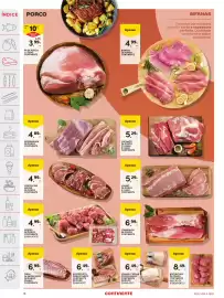 Folheto Continente semana 38 Página 16: Lombo de porco s/ osso continente €5,29, Cachacho de porco €5,29