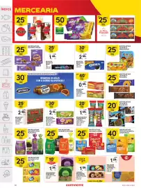 Folheto Continente semana 38 Página 30: Bolachas Tostada Gullon Original €2,50, Bolachas fruit & form mcvitie's €2,19