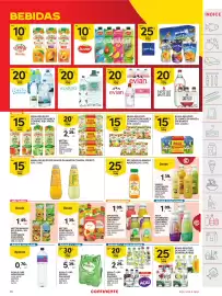 Folheto Continente semana 38 Página 35: Sumos da marca compal clássico, Evian