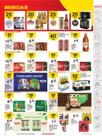 Folheto Continente semana 38 Página 37: Cerveja c/ álcool da marca super bock, Cerveja c/ álcool sagres mini €13,49