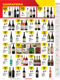 Folheto Continente semana 38 Página 39: Vinho ventozelo €7,99, Vinho casa de santar branco/ dão, tinto €6,39
