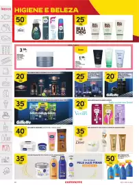 Folheto Continente semana 38 Página 42: Nos géis e espumas labs, fusion e series da marca gillette, Veet Total Pro