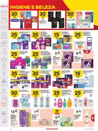 Folheto Continente semana 38 Página 44: Fraldas activity extra da marca dodot, Toalhitas azul e pure da marca dodot