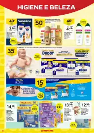 Folheto Continente | Pack Poupança Página 18: Géis de banho natural honey €1,70, Gel de banho leite & mel palmolive €4,49