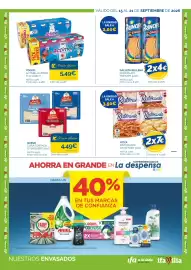 Folleto Cash Ecofamilia semana 38 Página 3: Actimel Danone €5,49, Príncipe galleta rellena chocolate €4,00