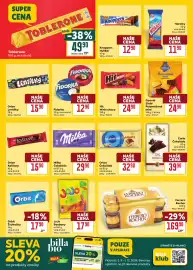 Billa leták týden 38 Strana 24: Toblerone €49,90, Carla Čokoláda €39,90