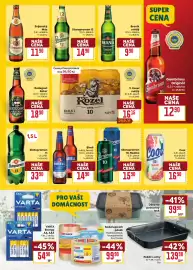 Billa leták týden 38 Strana 29: Kozel světlý €16,15, Braník světlý €9,90
