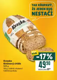 Billa leták týden 38 Strana 4: Kvasko kmínový chléb €49,90