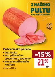 Billa leták týden 38 Strana 5: Debrecínská pečeně €21,90