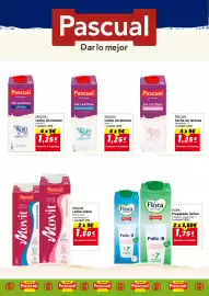 Catálogo Hiper Usera Página 4: Pascual leche calcio movit semi o desnatada €1,50, Pascual leche sin lactosa semi €1,25