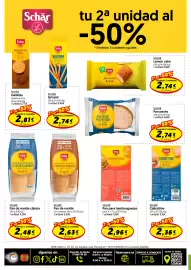 Catálogo Hiper Usera Página 6: Schär pan de molde clásico €2,48, Schär lemon cake €2,74