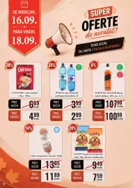 Catalog CBA Pagină 6: Dorna apa minerala €2,99, Johnnie walker black label whiskey €100,99