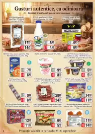 Catalog CBA Pagină 8: Hazai és finom finomföl 20% €8,19, Meggle fozotejszin 10% €6,49