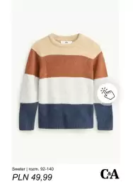 C&A gazetka tydzień 38 Strona 10: Sweter rozm. 92-140 C & A €49,99