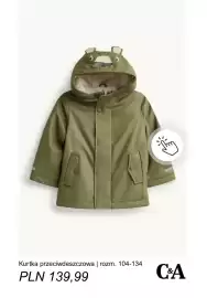 C&A gazetka tydzień 38 Strona 2: Kurtka przeciwdeszczowa rozm. 104-134 C & A €139,99