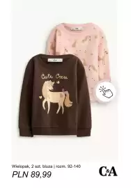 C&A gazetka tydzień 38 Strona 4: Bluza 2-pak rozm. 92-140 C & A €89,99